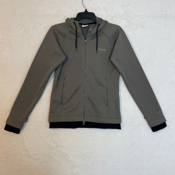 Columbia Tops - Columbia Omni Shield Full Zip Hoodie Fleece Lined Gray Size S
